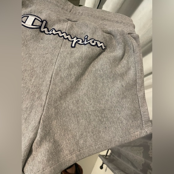 Champion Reverse Weave Small Gray Women Booty Sport Shorts Surf Run Gym - Picture 3 of 9